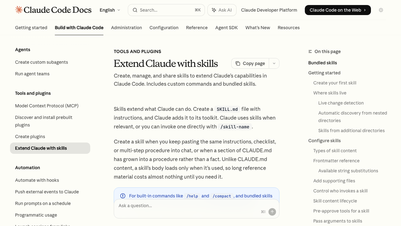 Claude Code Skills Reference